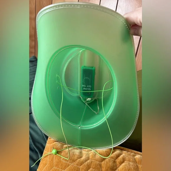 Neon Cowboys Green LED Cowboy Hat - Picture 5 of 5